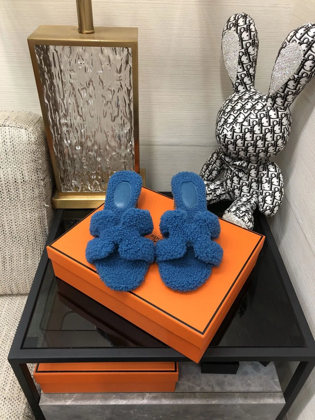 Hermes Oasis Sandal Blue / - Image 4