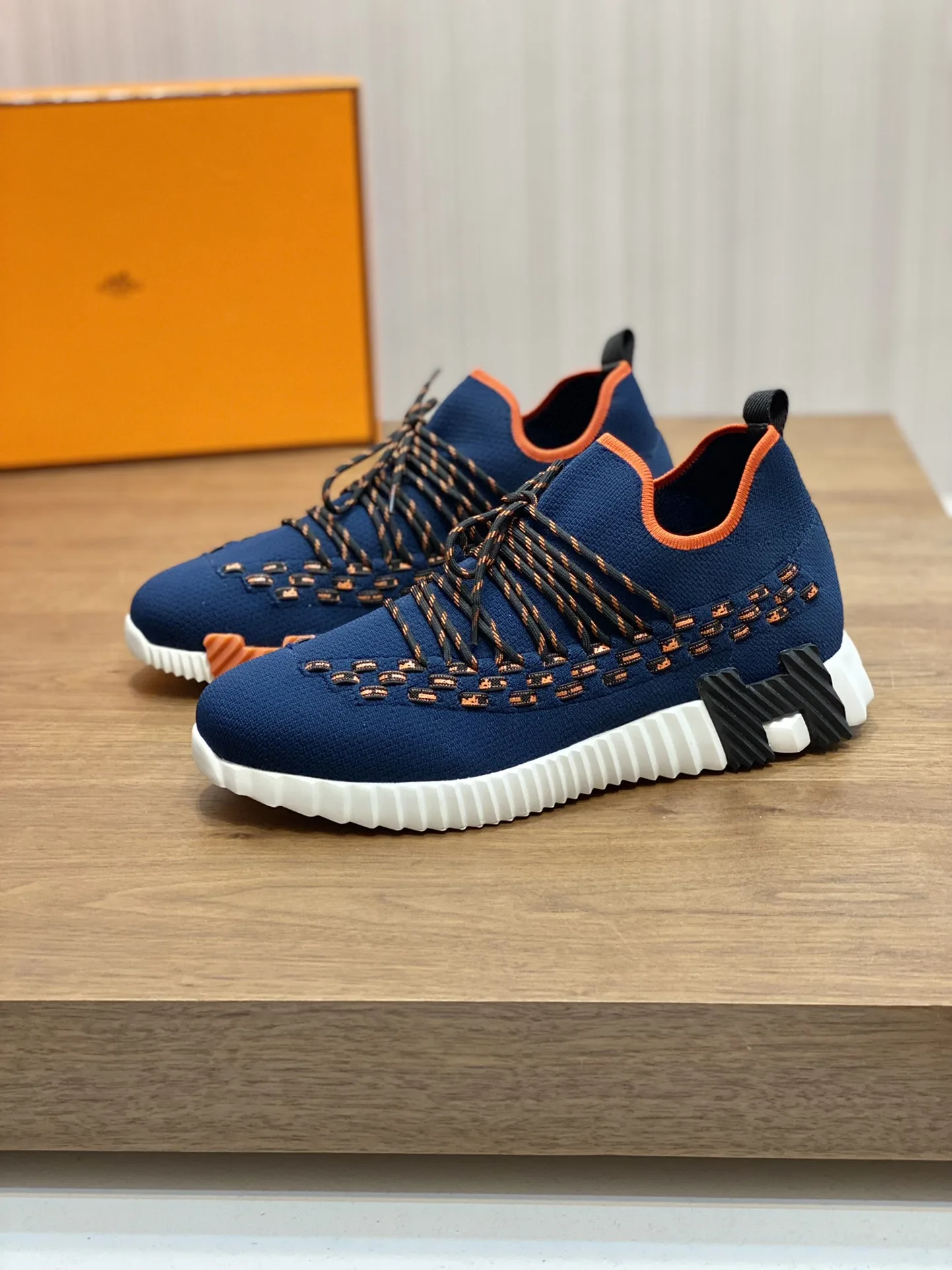 Hermes Sneakers Flex Blue - Image 6