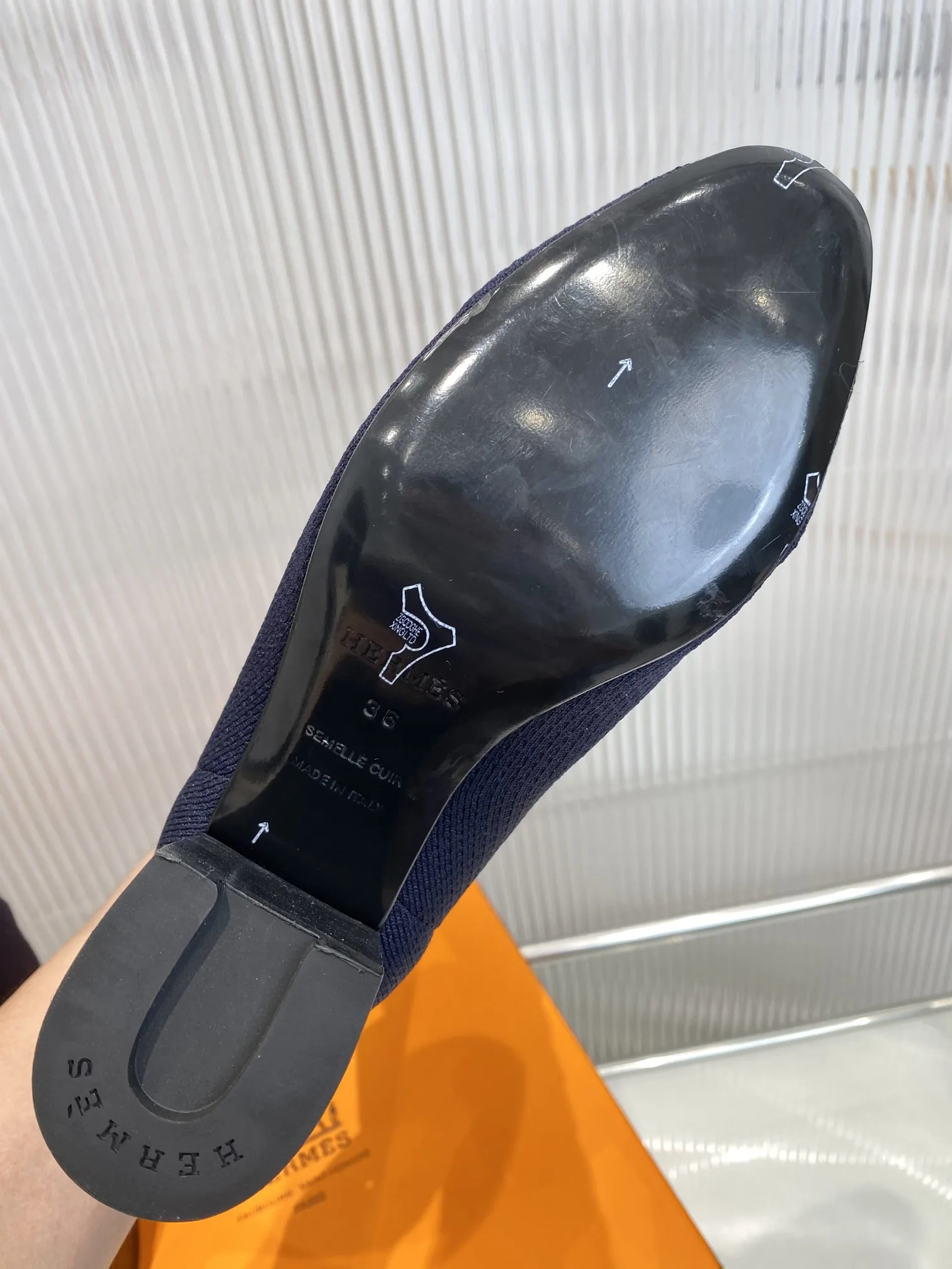 Alternative view of Hermes Fontaine 60 Boots Blue