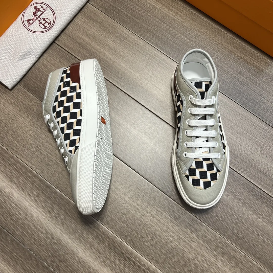 Hermes Enjoy Sneaker Gray And Black - Image 7