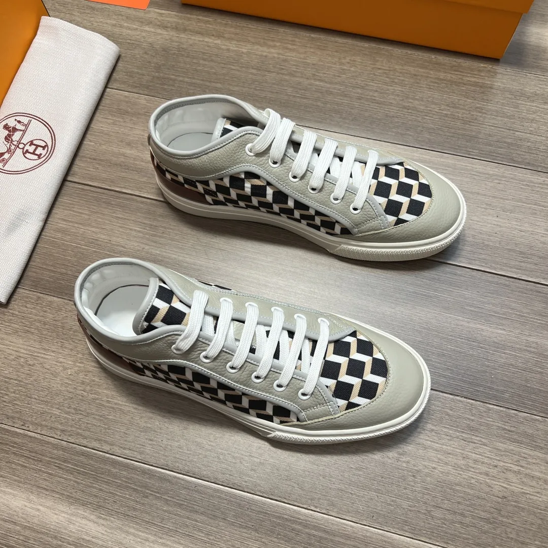 Hermes Enjoy Sneaker Gray And Black - Image 4