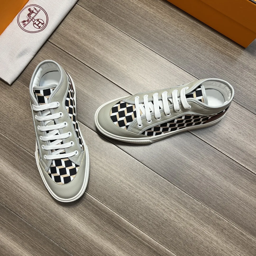 Hermes Enjoy Sneaker Gray And Black