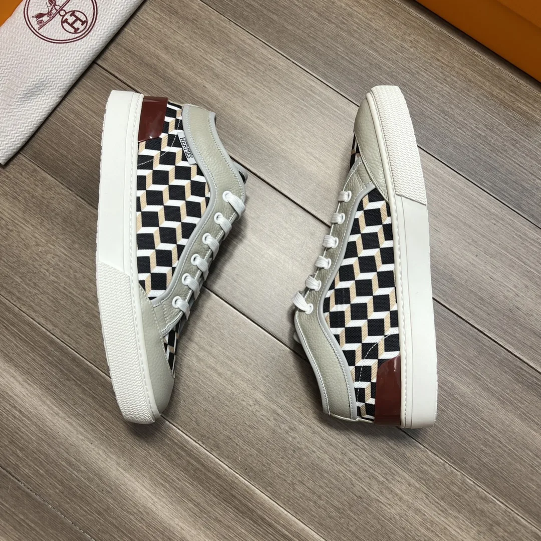 Hermes Enjoy Sneaker Gray And Black - Image 2
