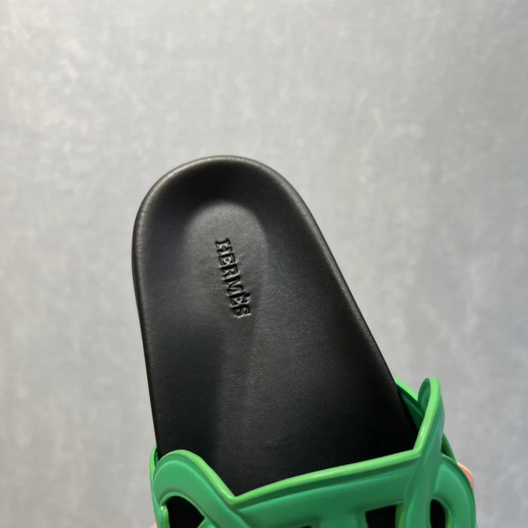 Hermes Extra Sandals Green - Image 5