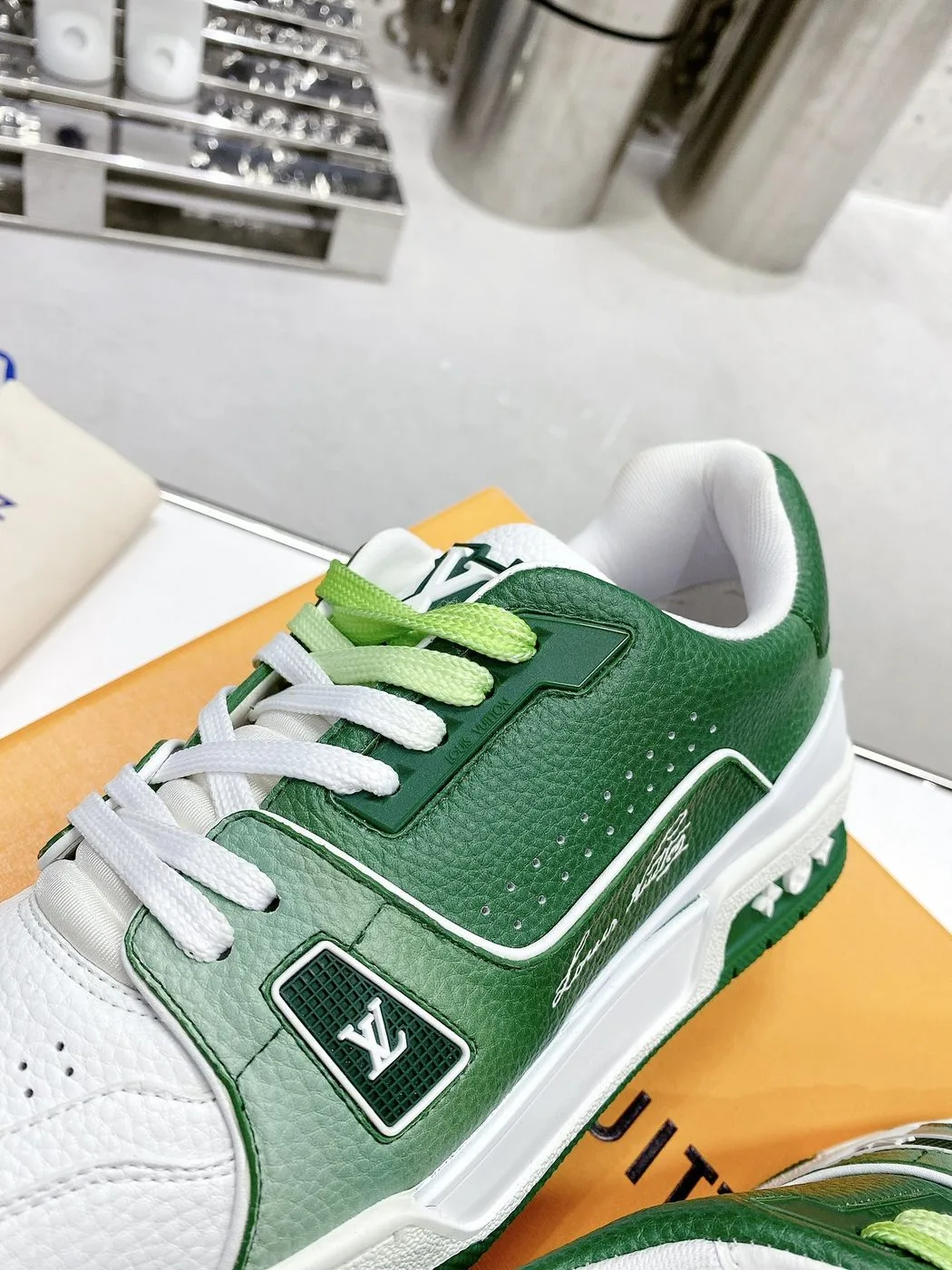 Alternative view of Louis Vuitton Women’s LV Trainers Green