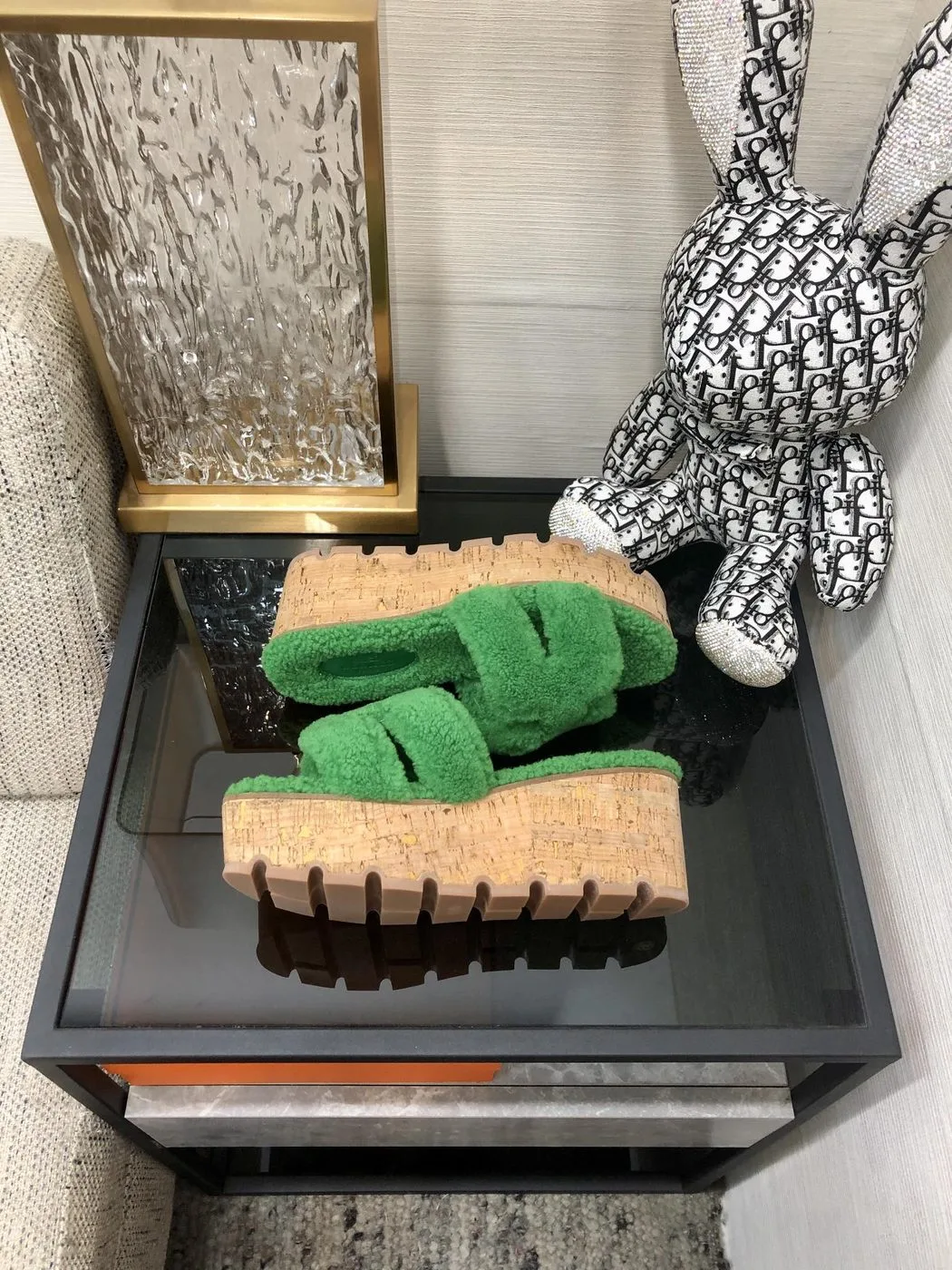 Hermes Figari Sandal Green - Image 3