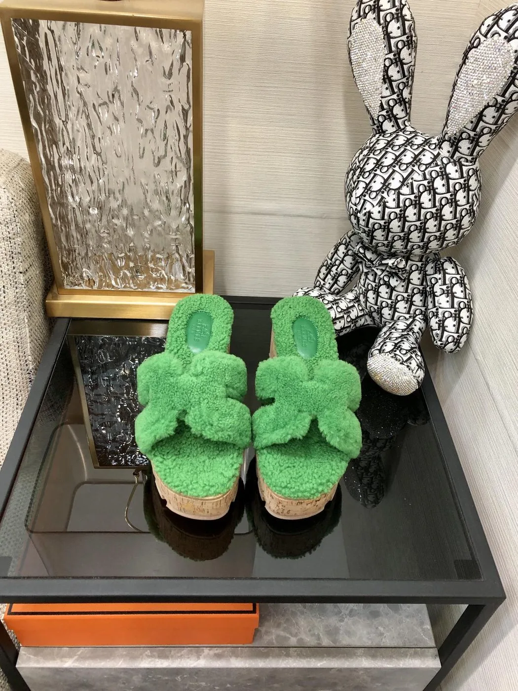 Hermes Figari Sandal Green - Image 5