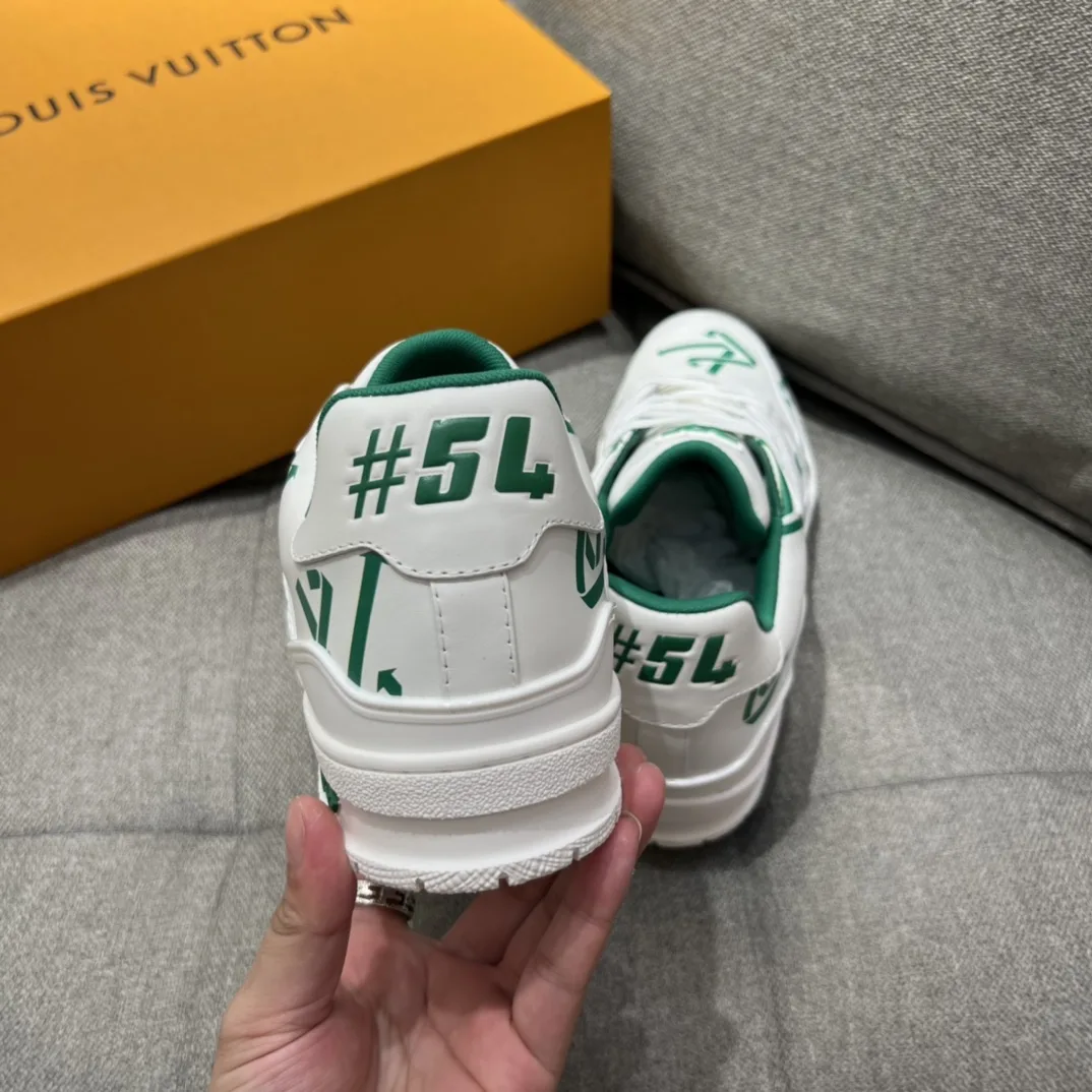 Louis Vuitton LV Trainer Sneaker Green LV 1AAGXF - Image 3