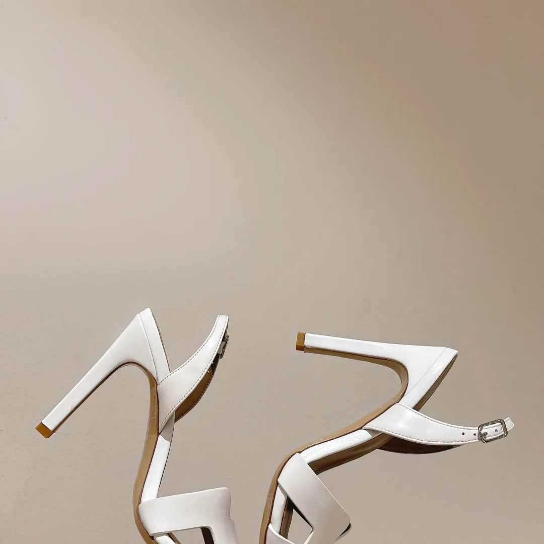 Hermes Ella Sandal Bright White / - Image 6