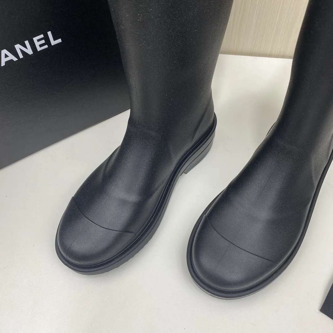 Chanel Womens High Boots Black - Image 8