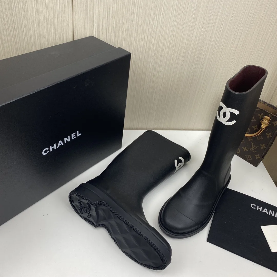 Alternative view of Chanel Womens High Boots Black