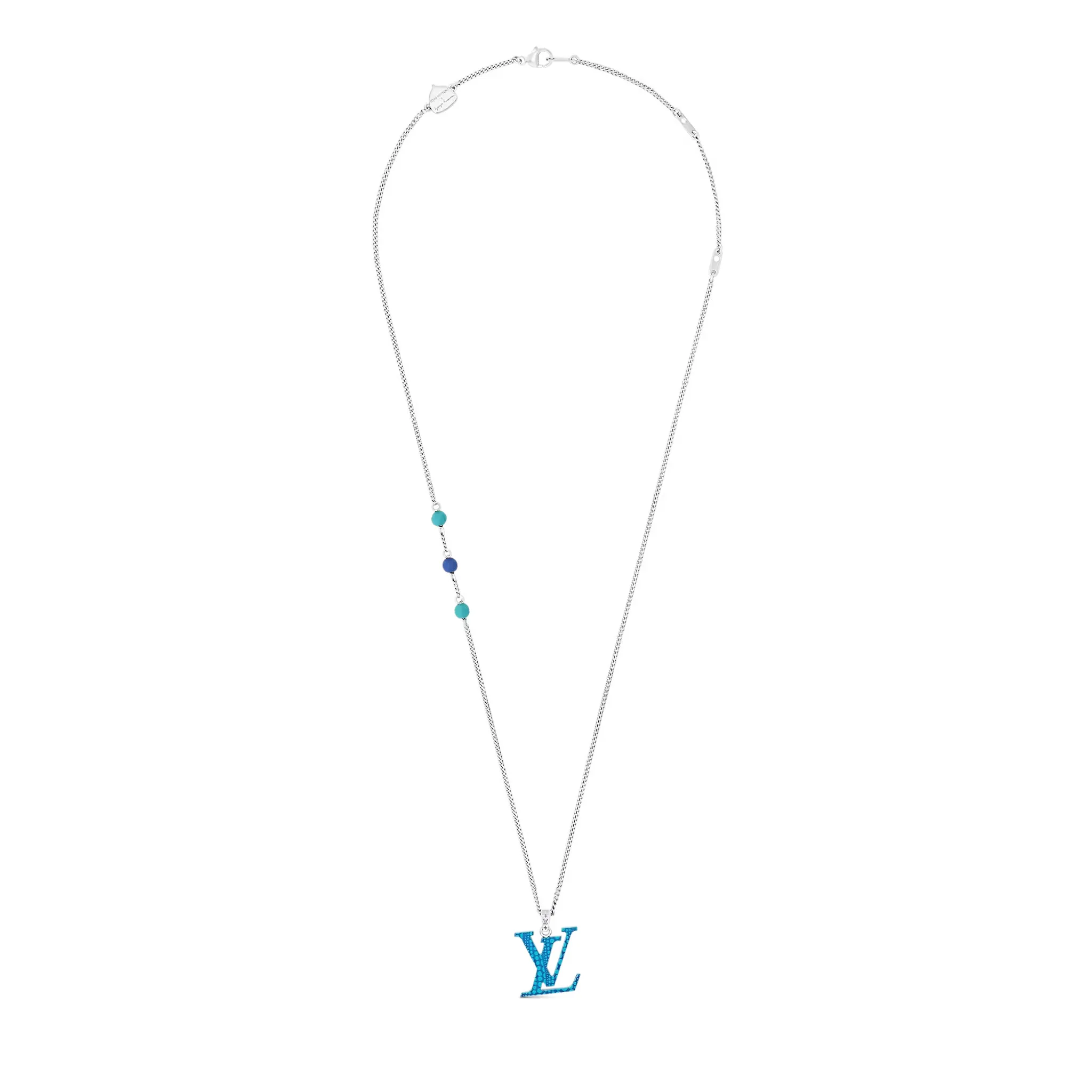 Louis Vuitton LV x YK LV Pumpkin Pendant Blue - Image 3