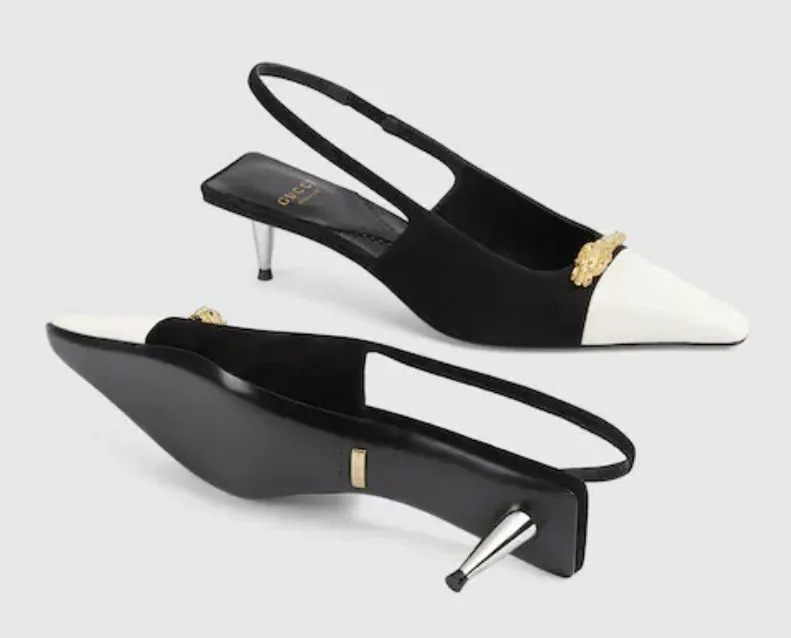 Gucci Pump With Tiger Head - Image 5