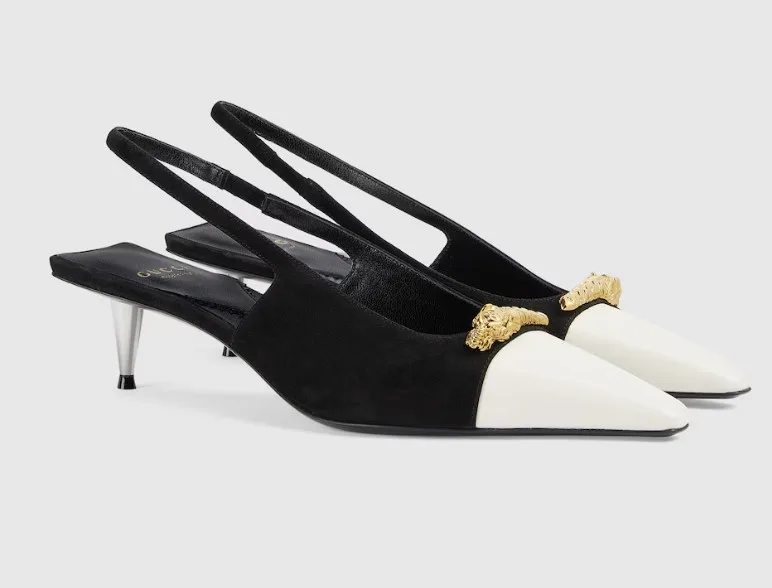Gucci Pump With Tiger Head - Image 4