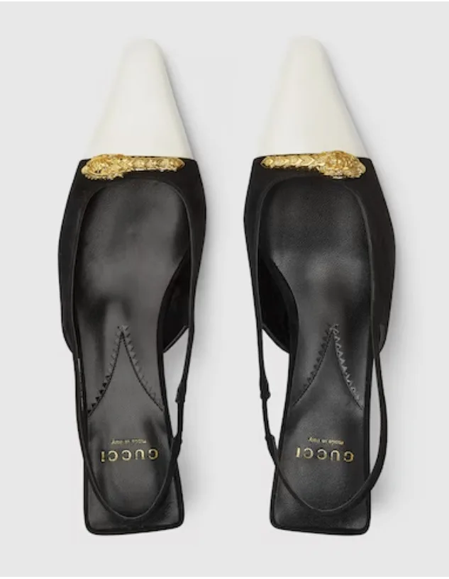 Gucci Pump With Tiger Head - Image 3
