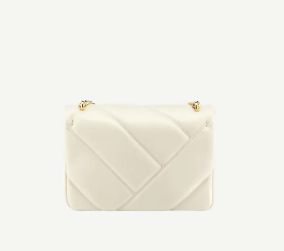 Bvlgari Serpenti Cabochon Crossbody Ivory Bag - 8.5 Inches/ - Image 4
