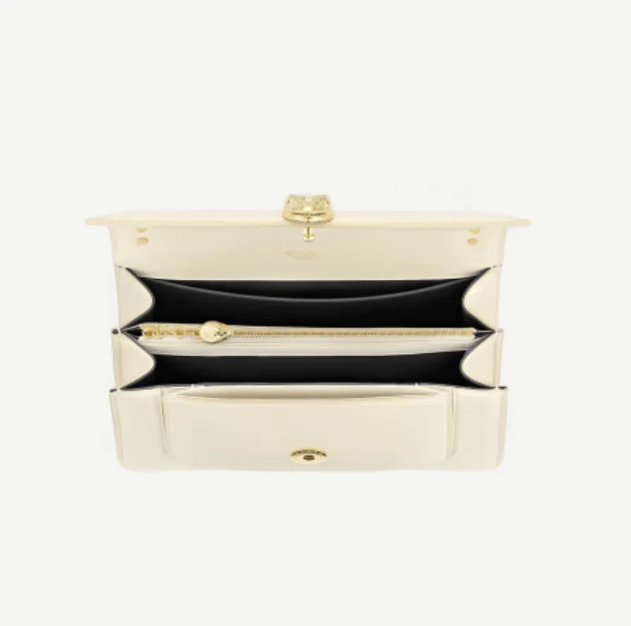 Bvlgari Serpenti Forever Crossbody Ivory Bag - 9.8 Inches/ - Image 5