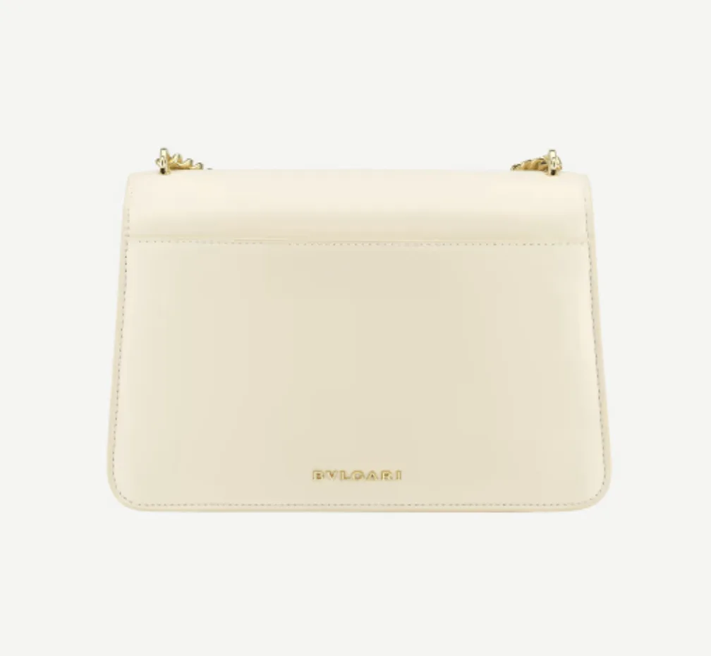 Bvlgari Serpenti Forever Crossbody Ivory Bag - 9.8 Inches/ - Image 3