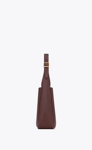 Yves Saint Laurent Small Le 5 A 7 Supple Shoulder Rouge Legion Bag - 9 Inches/ - Image 3