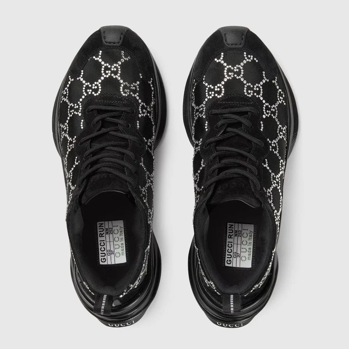 Gucci Run GG Crystal Sneaker - Image 3