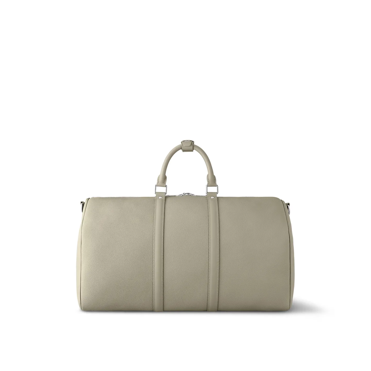 Louis Vuitton Keepall Bandouliere 50 Travel Bag / Sage Palladium Hardware - Image 3