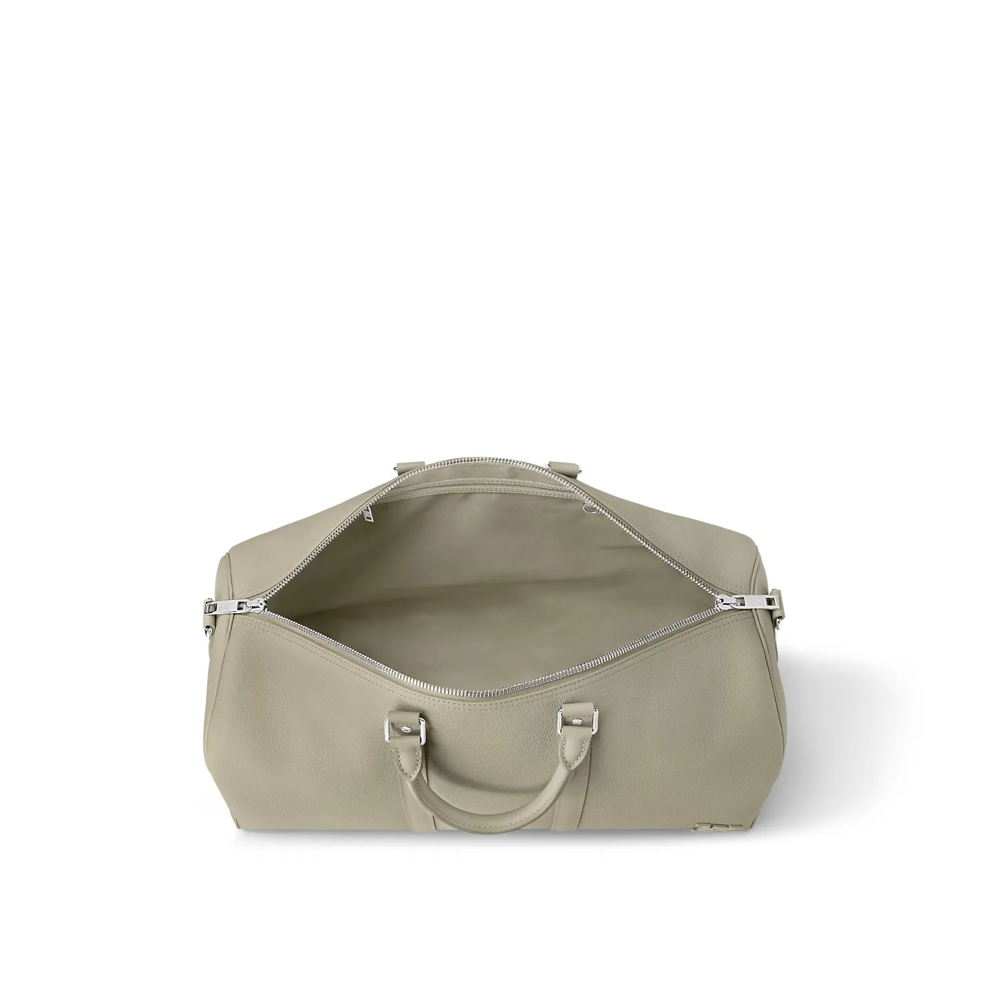 Louis Vuitton Keepall Bandouliere 50 Travel Bag / Sage Palladium Hardware - Image 5