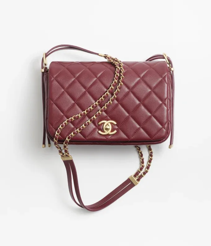 Chanel Small Flap Bag Dark Brown AS4353 NN271- 8.4 Inches/ - Image 3