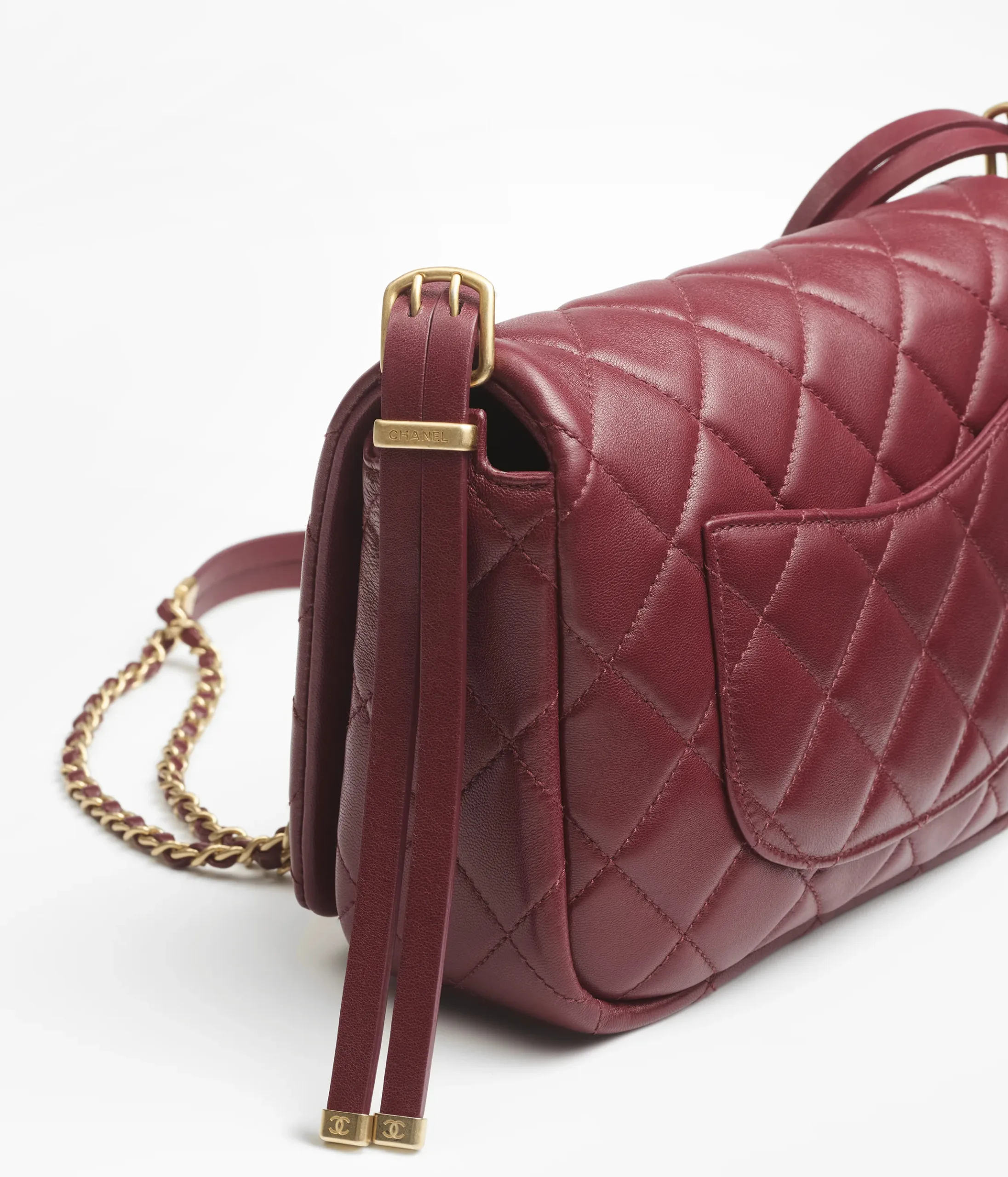 Alternative view of Chanel Small Flap Bag Dark Brown AS4353 NN271- 8.4 Inches/