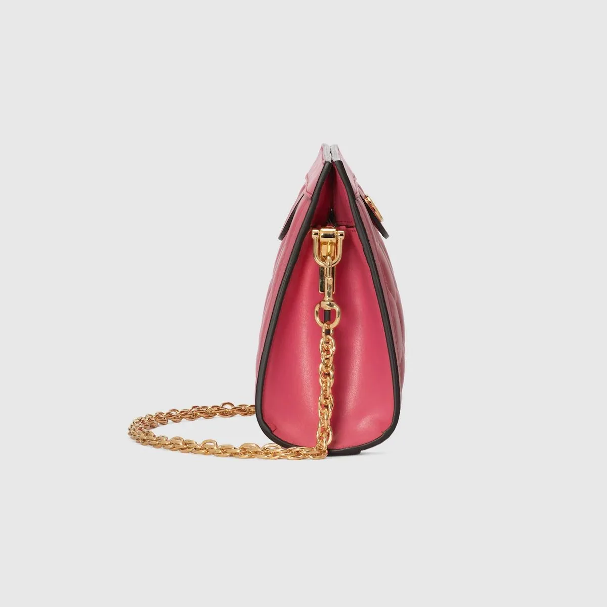 Gucci GG Matelassé Small Pink Bag UM8HG 8550- 10.2 Inches/ - Image 5