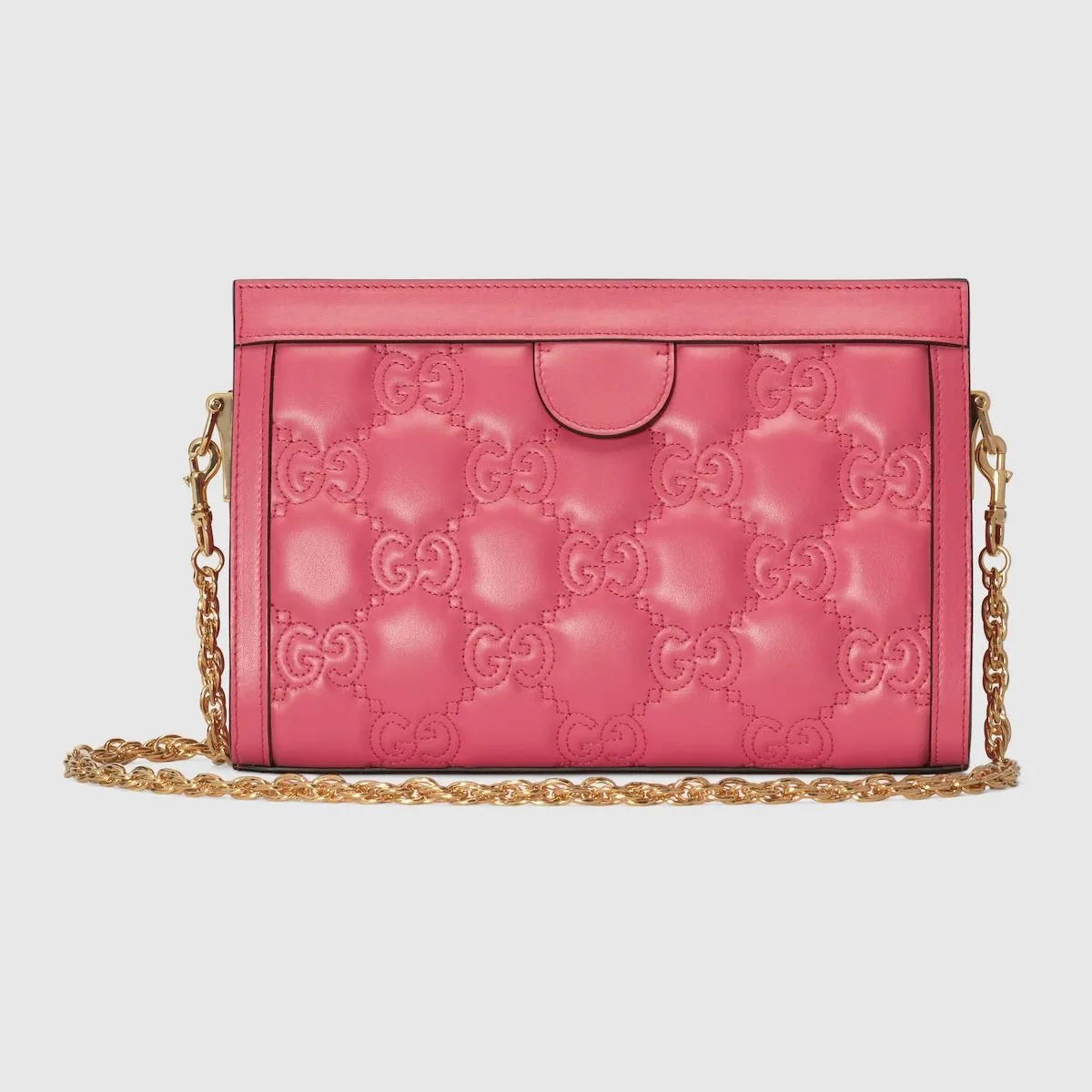 Alternative view of Gucci GG Matelassé Small Pink Bag UM8HG 8550- 10.2 Inches/