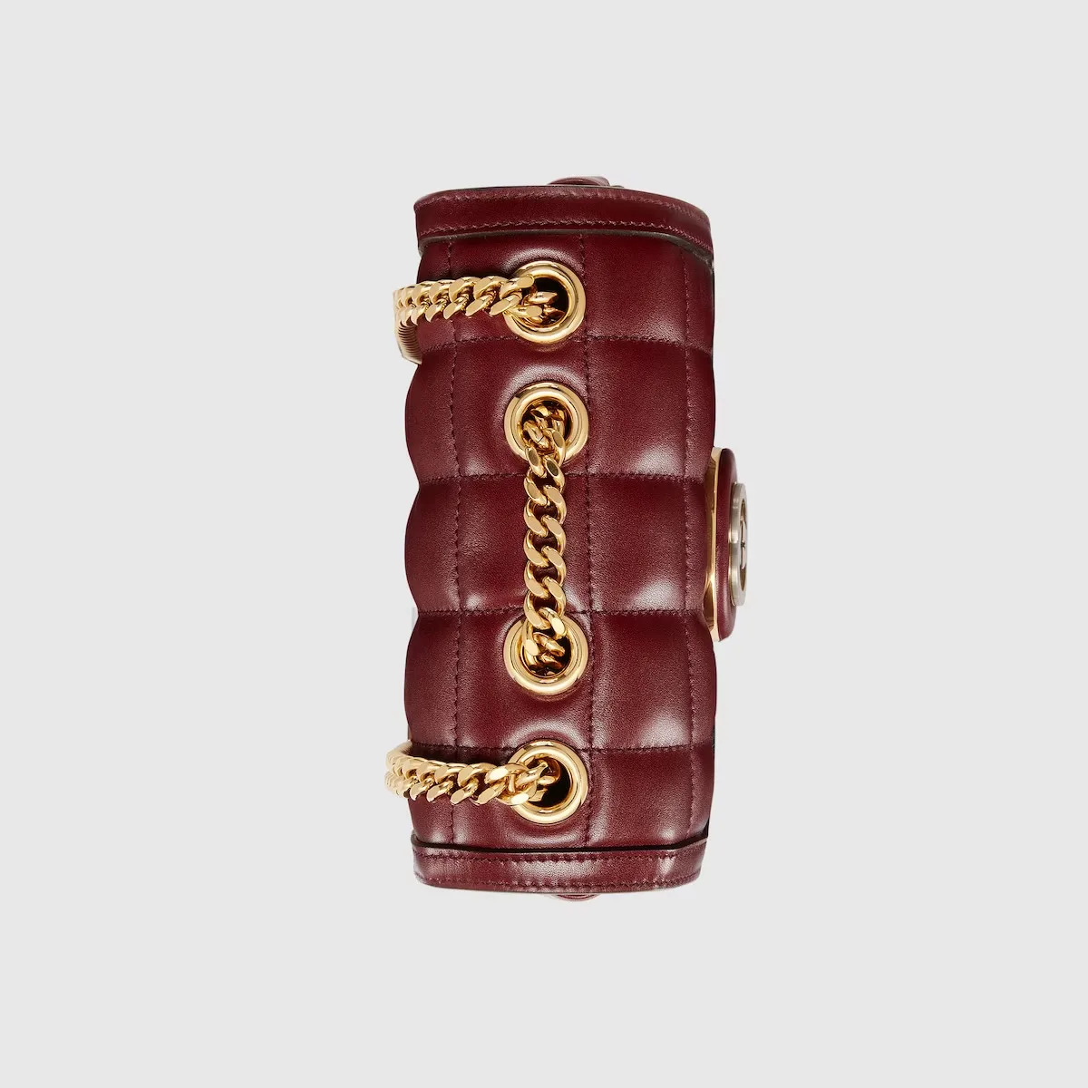 Gucci Deco Mini Shoulder Dark Red Bag AAB1Q 6402- 7 Inches/ - Image 5