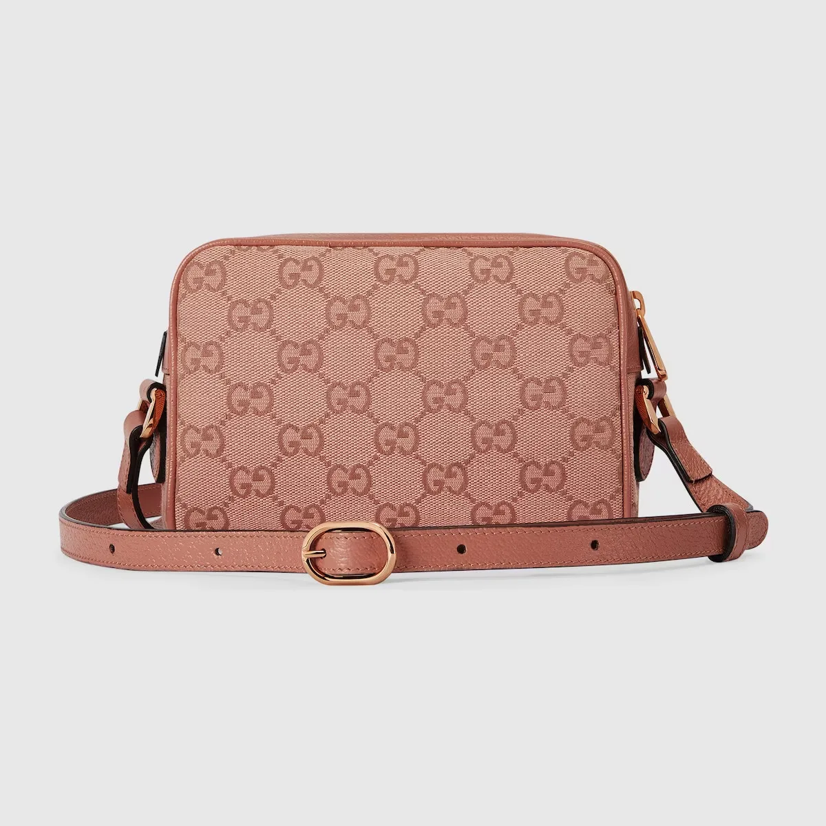 Gucci Ophidia GG Mini Round Shoulder Pink Bag FACC7 5748- 6.8 Inches/ - Image 3