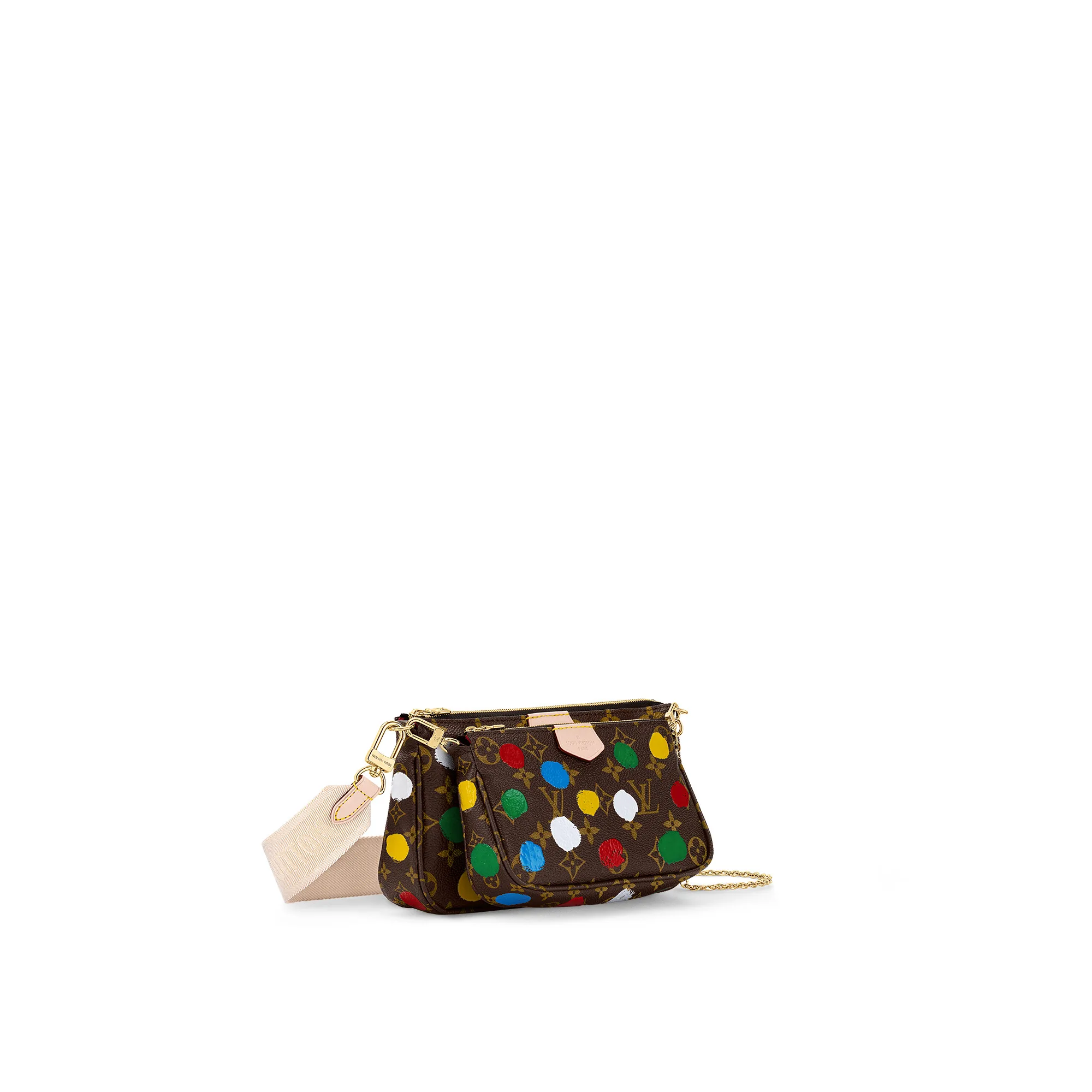 Louis Vuitton LV X YK Multi Pochette Accessoires Shoulder Bag / Multicolor Gold Hardware - Image 5