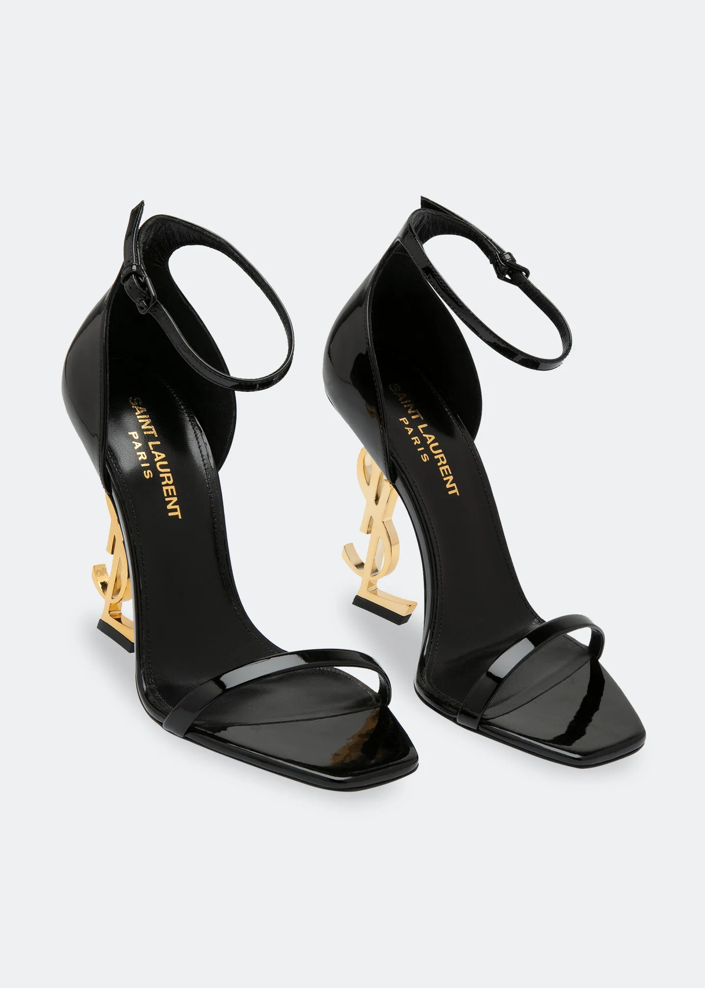 Alternative view of Opyum Sandals In Patent Black /