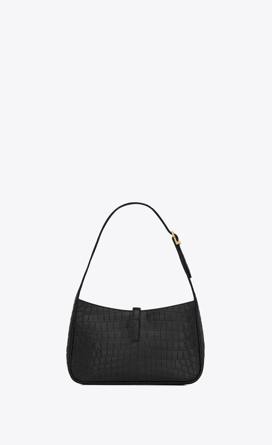 Saint Laurent Le 5 À 7 Embossed Shoulder Bag Black - Image 3