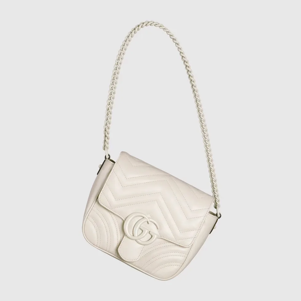 Marmont Matelassé Mini Shoulder Bag White DAAAI 9022 / - Image 3