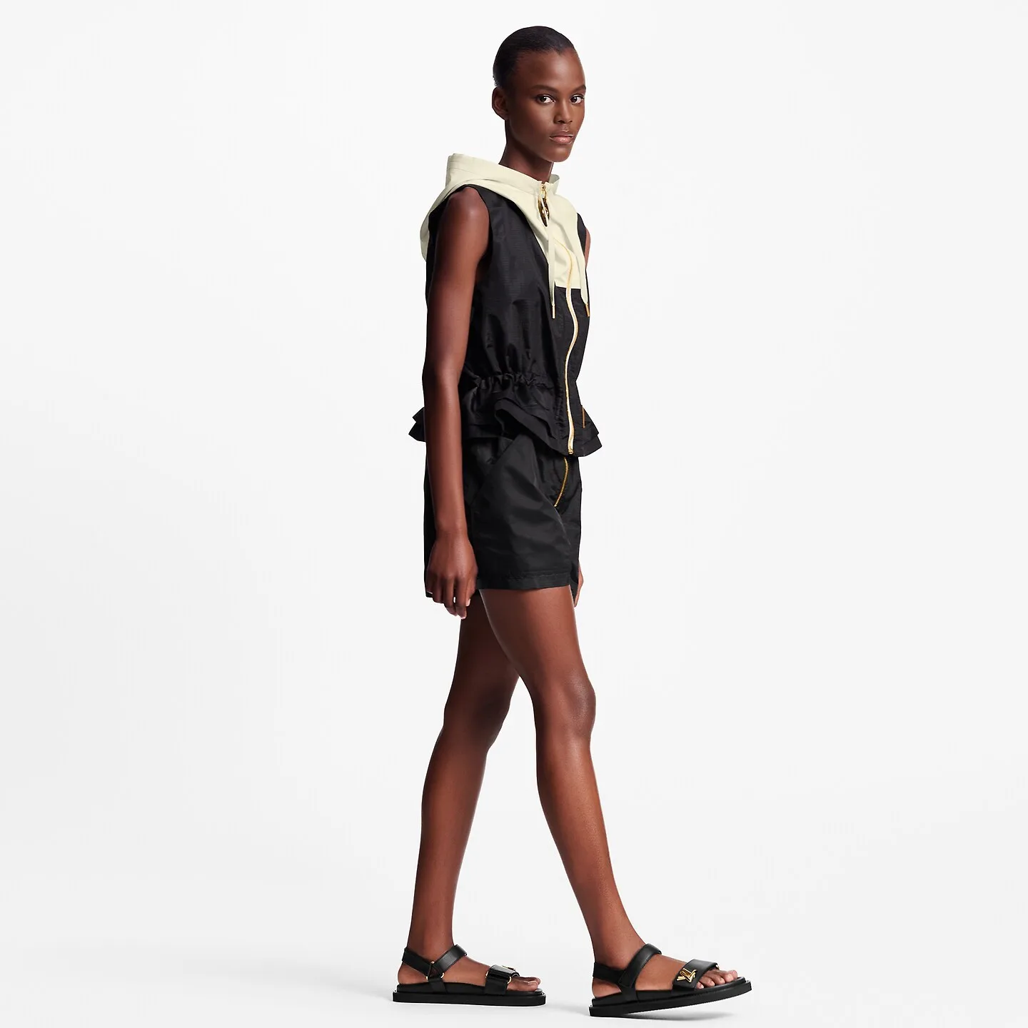 Louis Vuitton Sunset Comfort Flat Sandal Black 1ABW6W - Image 7