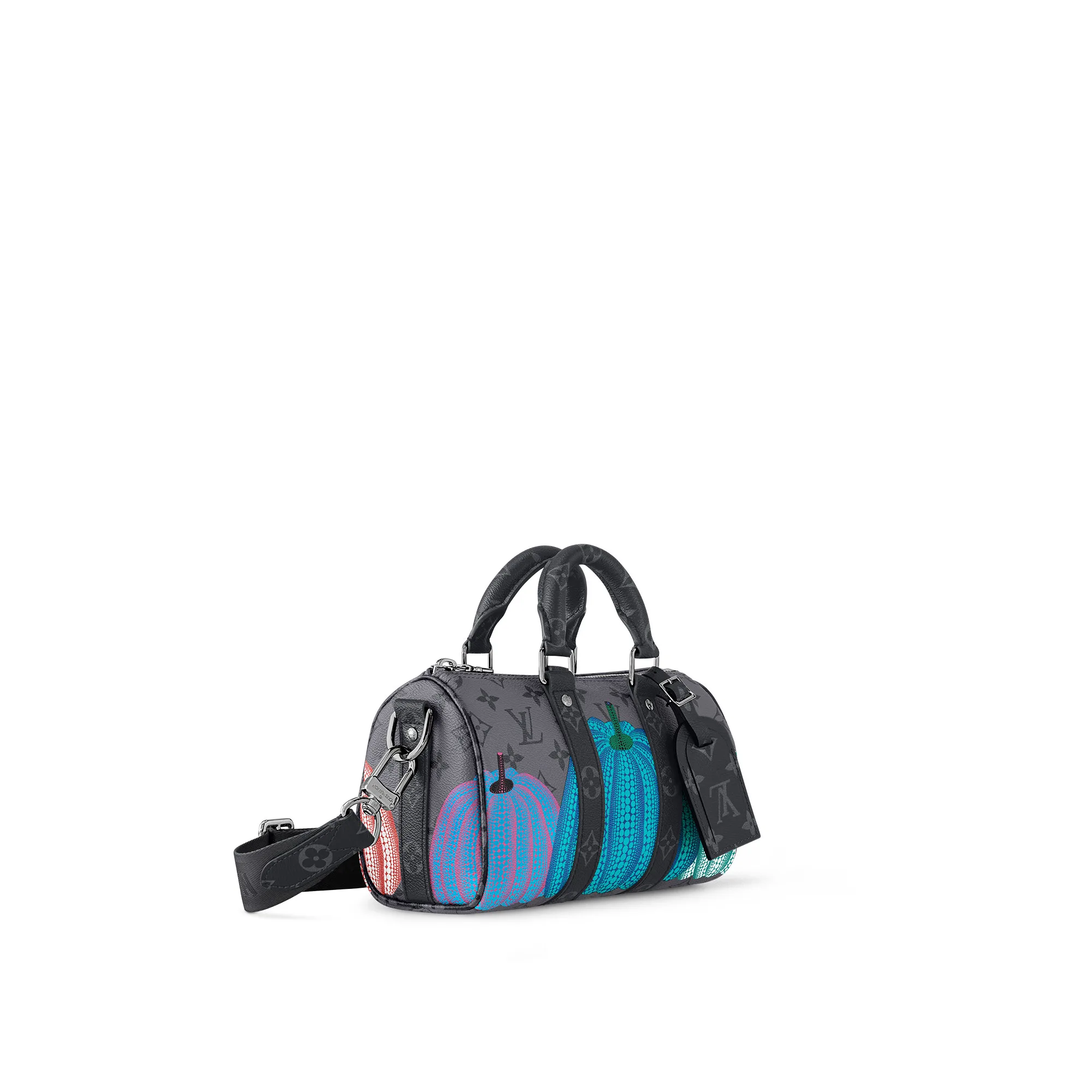 Louis Vuitton LV x YK Keepall 25 Travel Bag / Grey Ruthenium Hardware - Image 5