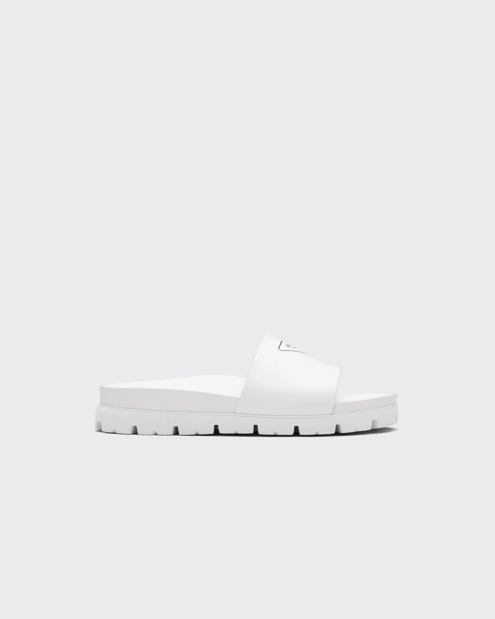 Alternative view of Prada Leather Slide Sandals - 2X3060_A21_F0009