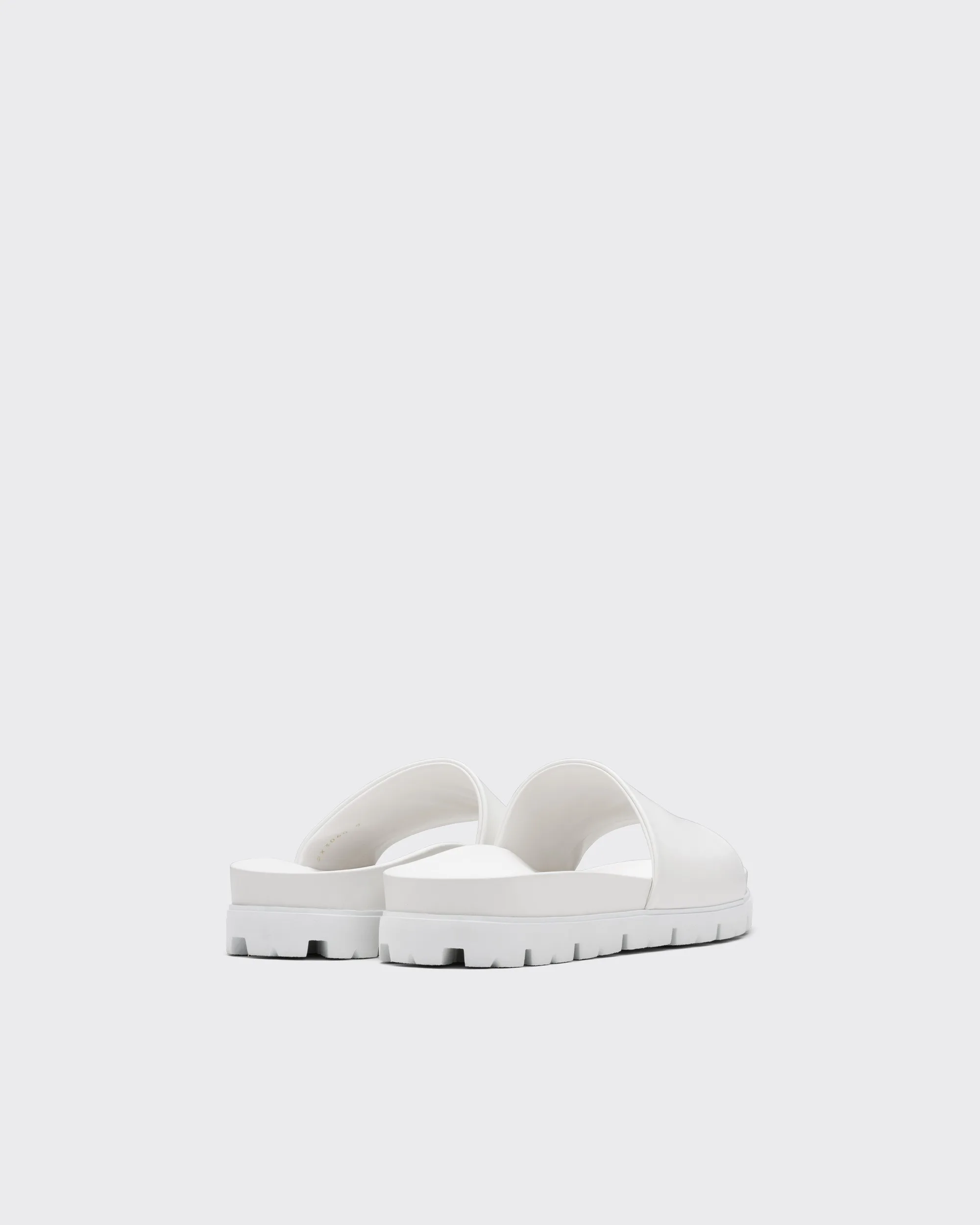 Prada Leather Slide Sandals - 2X3060_A21_F0009 - Image 5