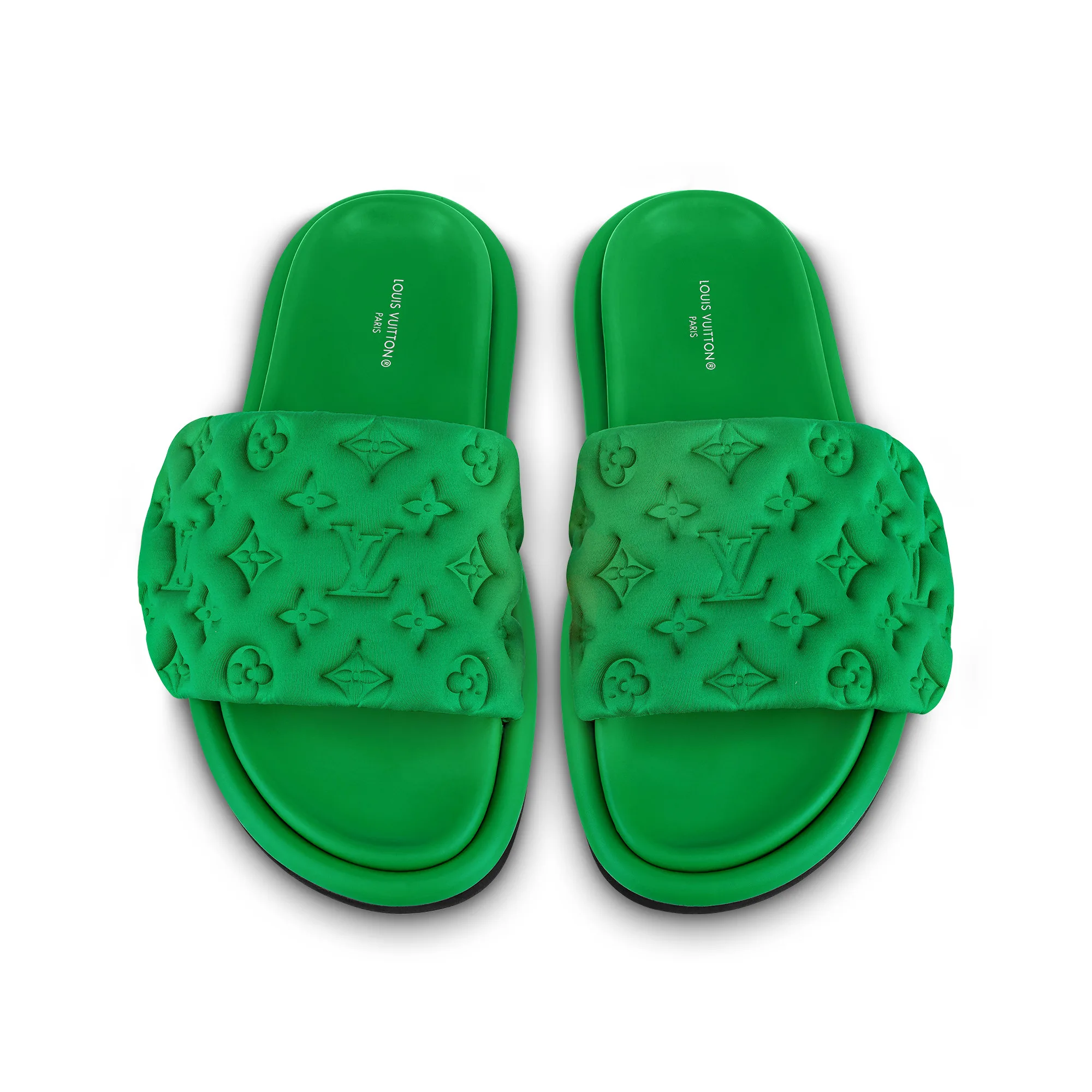 Louis Vuitton Pool Pillow Flat Comfort Mule Green 1AB1N5 - Image 3