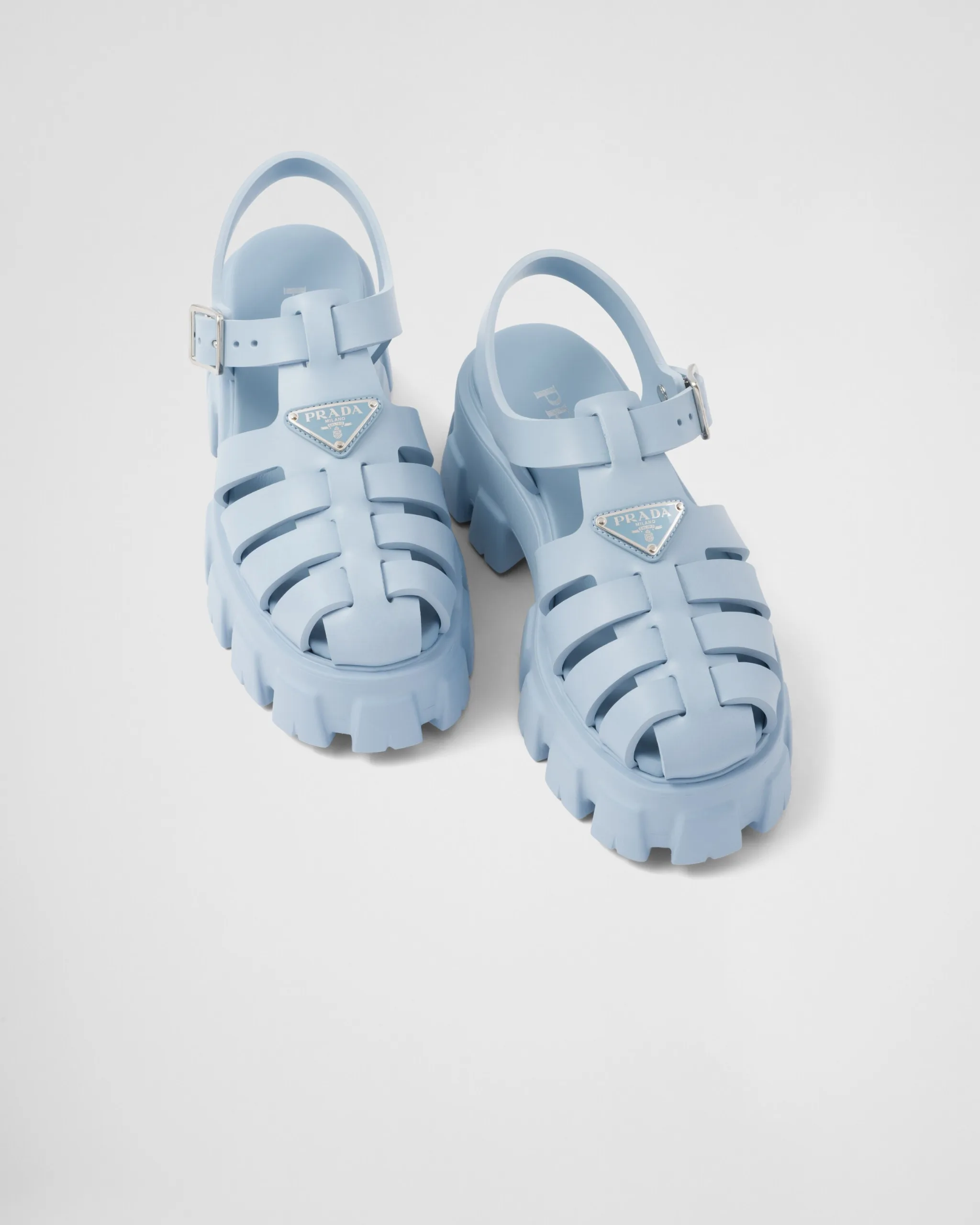 Foam Rubber Sandals Light Blue - 1X853M_3LKK_F0012_F_055 - Image 3