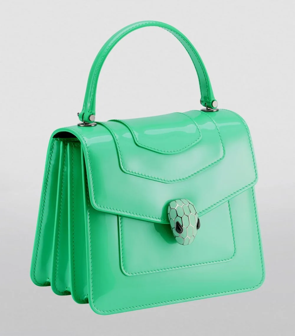 Alternative view of Serpenti Forever Top Handle Green