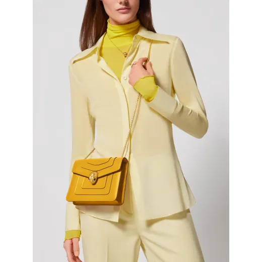 Serpenti Forever Crossbody Bag Yellow - Image 6