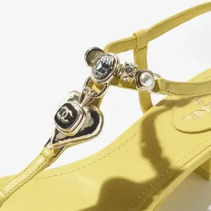Sandals Yellow 0S083 - Image 3