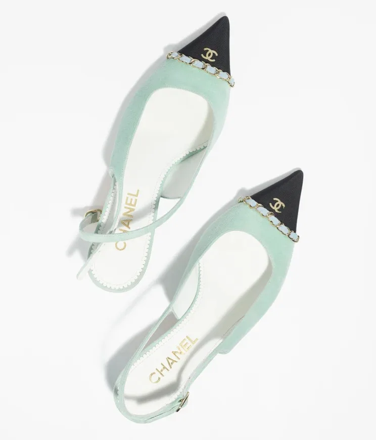 Slingbacks Light Turquoise - Image 3