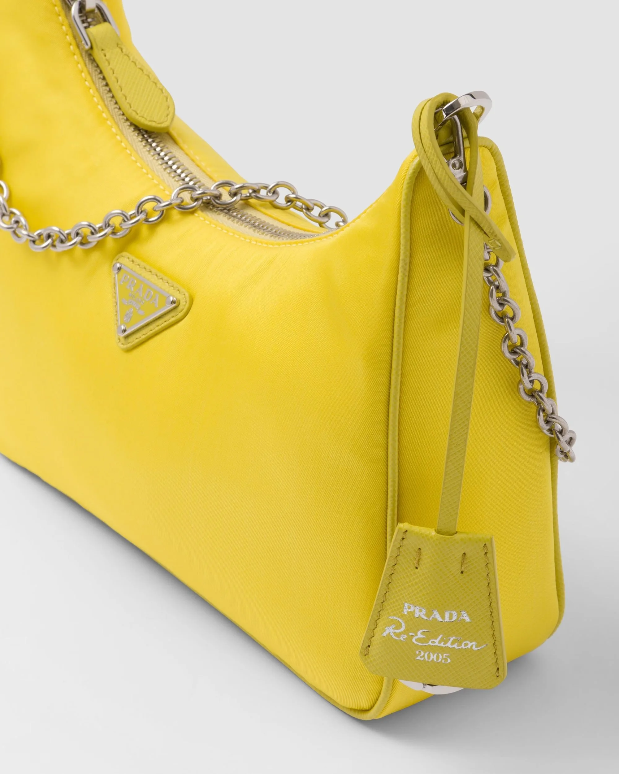 Re- 2005 Re-Nylon Bag Citron Green - Image 3