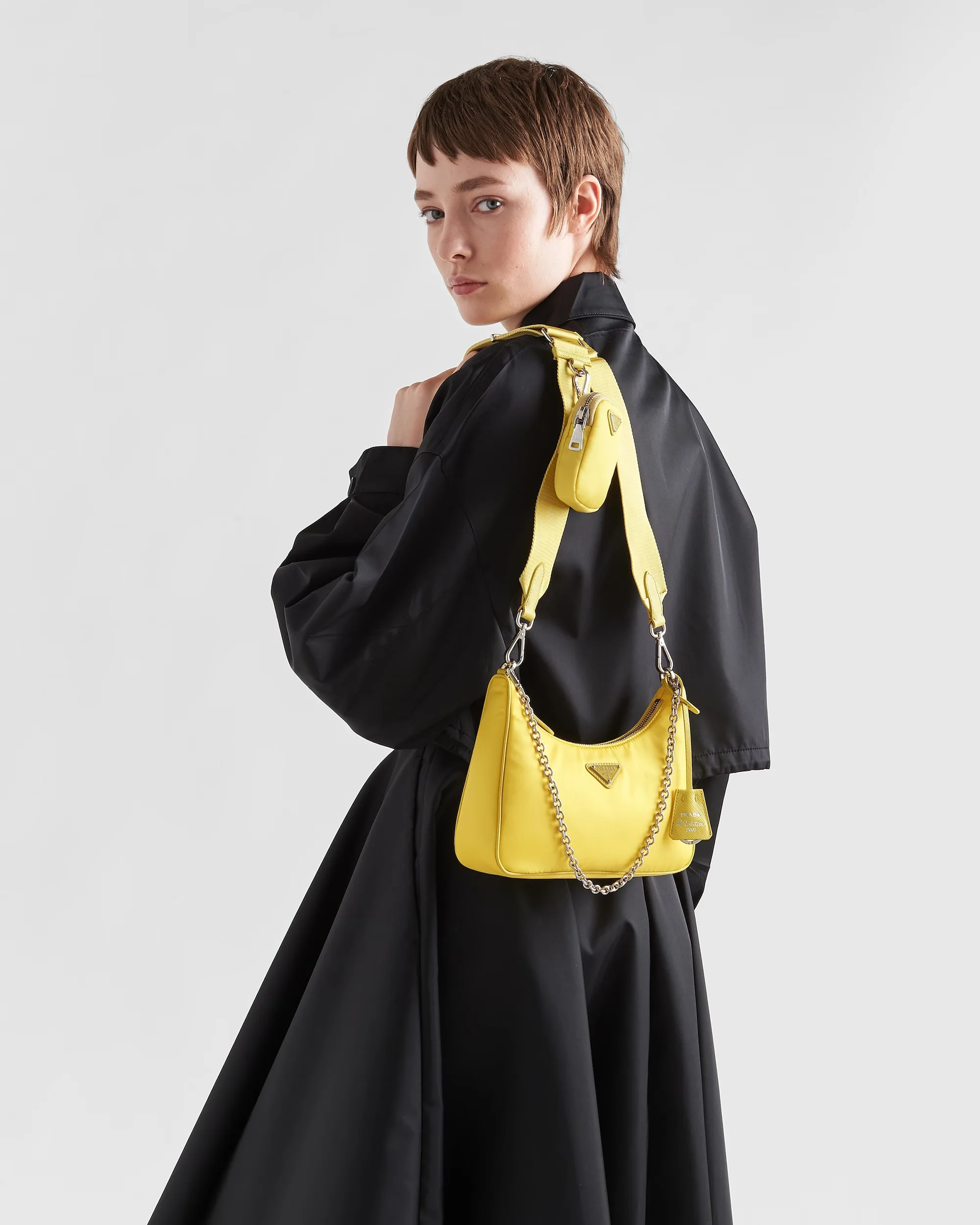 Re- 2005 Re-Nylon Bag Citron Green - Image 9