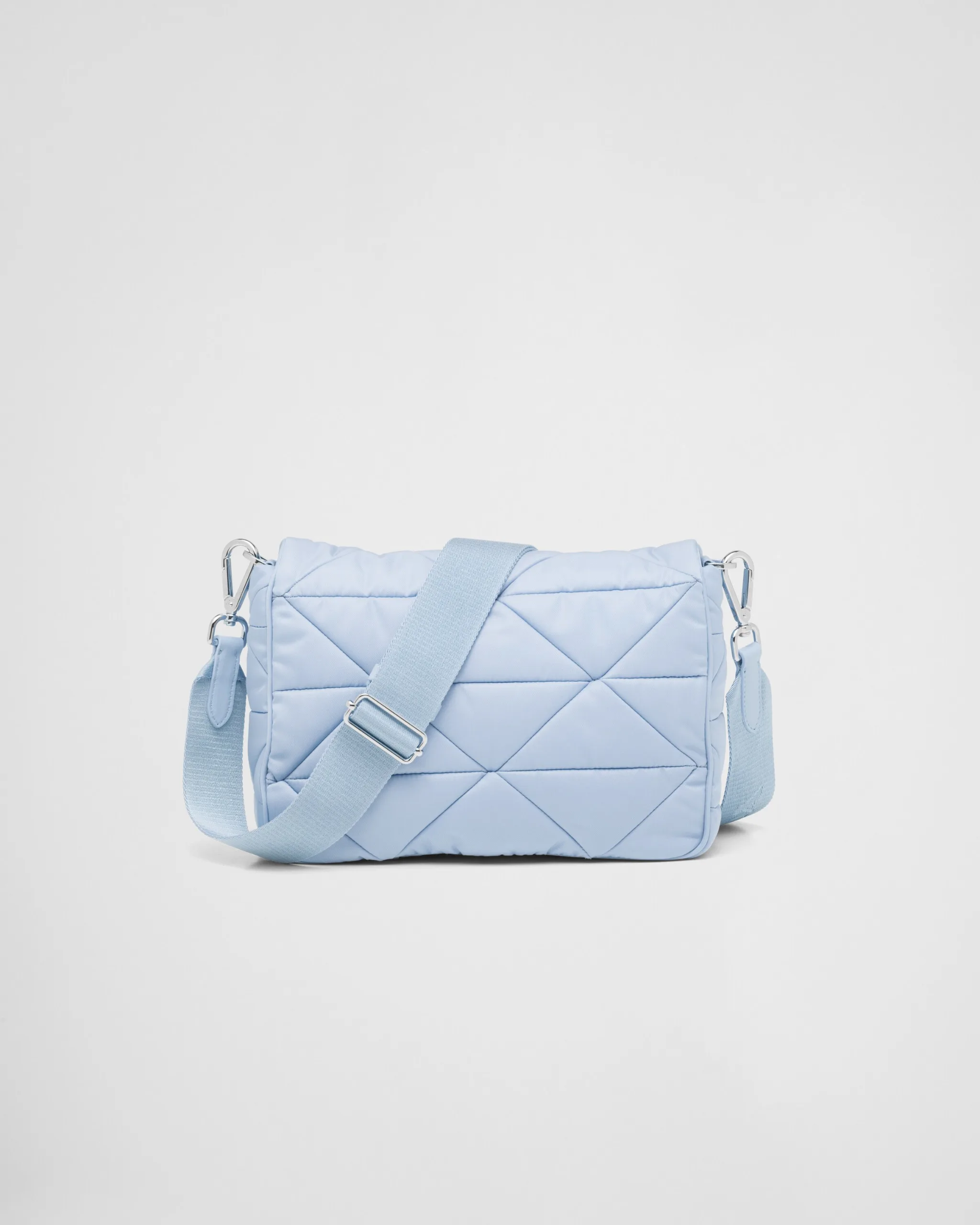 Alternative view of Re-Nylon Padded Shoulder Bag Blue -1BD290_RDJN_F0076_V_O1O