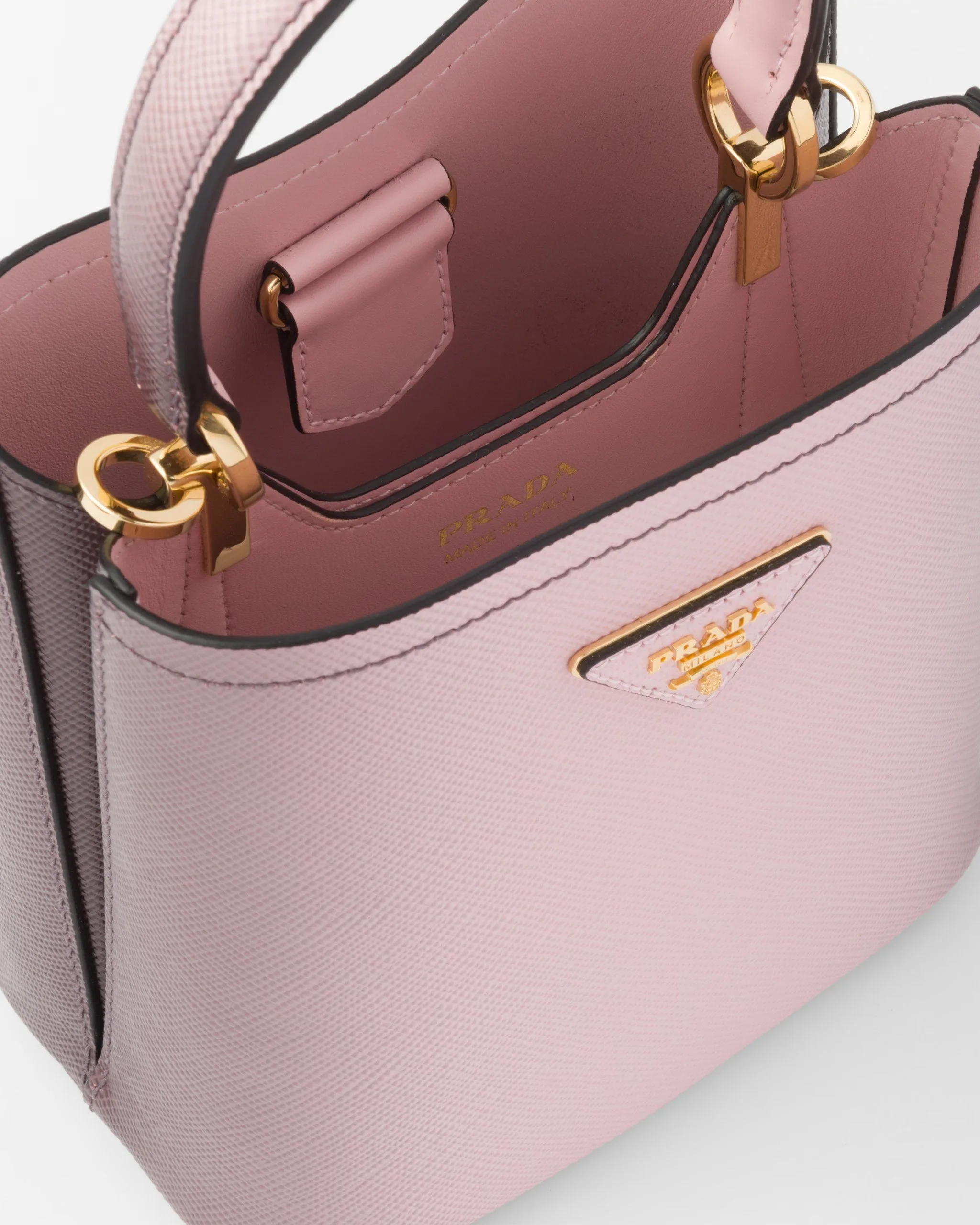 Small Prada Panier Saffiano Bag Pink 1BA217_2A4A_F03AJ_V_OSO - Image 4
